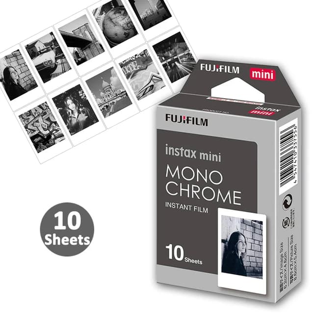 Film couleur d'origine Fujifilm Instax Mini 12 11 8 9 Film Fujifilm Instax Mini pour 40 50s 50i 90 L