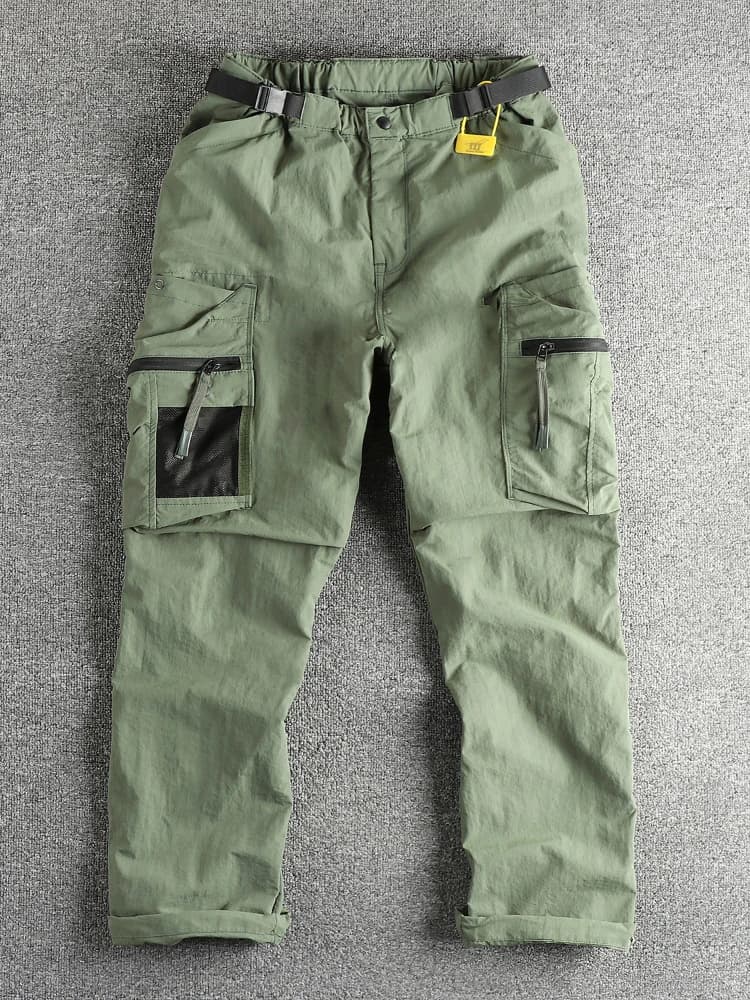 Pantalon d'assaut de parachutiste japonais, ample et droit, avec poche fonctionnelle, décontracté, a