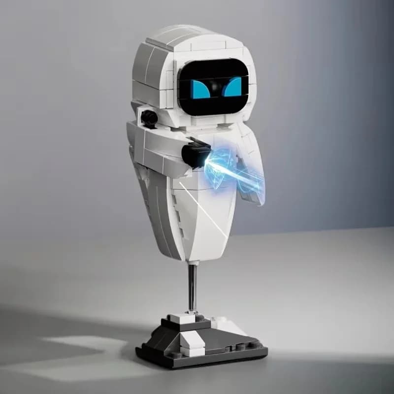 Eve Wall.E Kit de Modélisme Robot à Petites Particules Figurine d'Action Jouet pour Garçon Ornement 