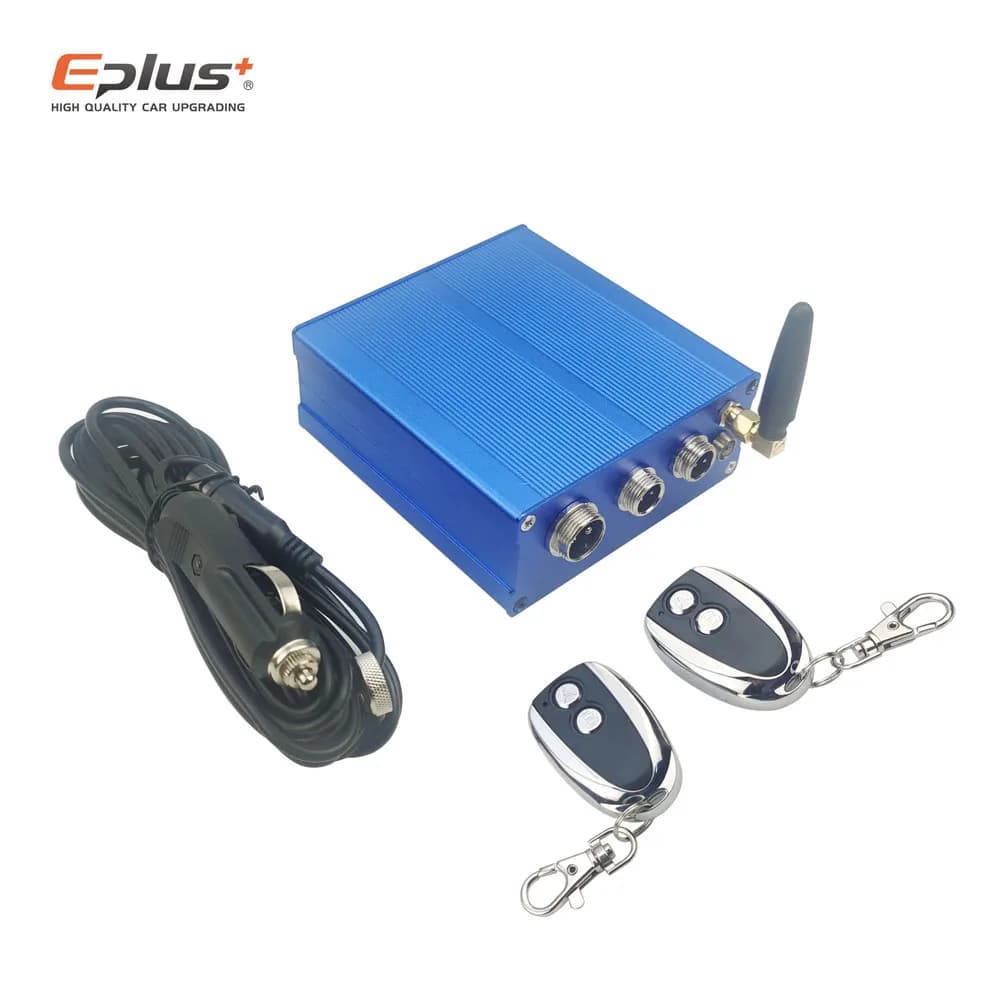 EPLUS 1 paire 2 pièces Système d'échappement de voiture Silencieux Valve électrique de commande Kit 