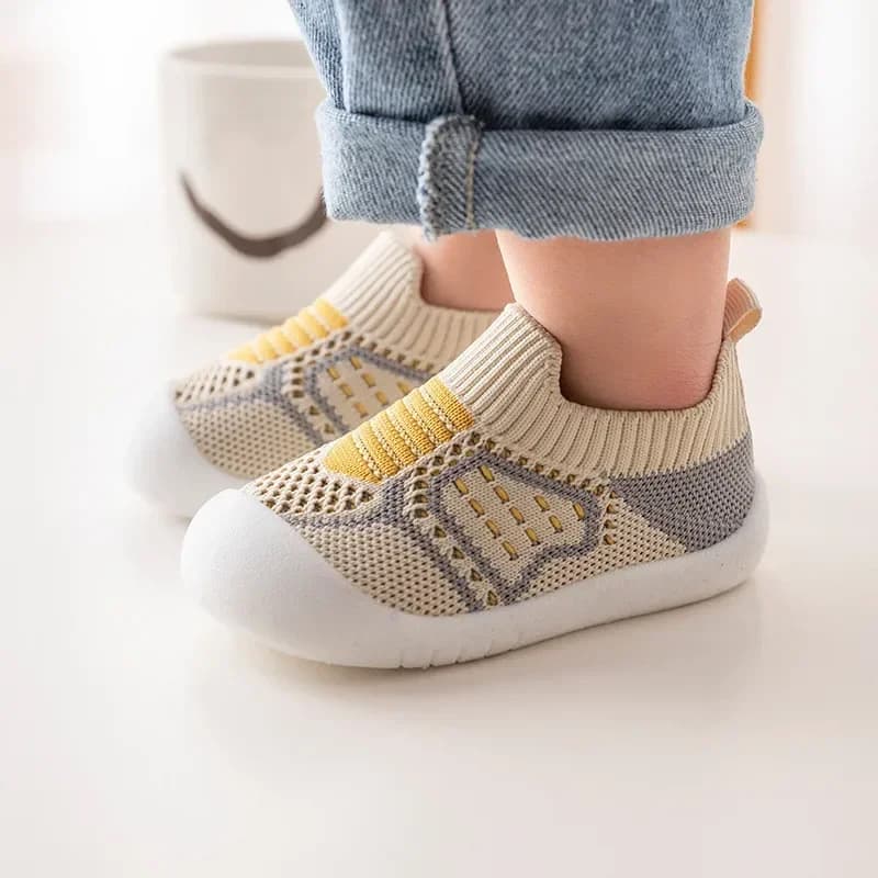 Chaussures d'été pour bébé de 0 à 5 ans, chaussettes pour nouveau-né fille, chaussures à fond souple
