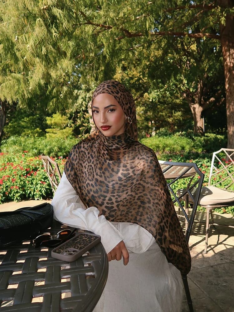 Hijabs musulmans pour femmes Ramadan, foulards imprimés léopard printemps, châle de luxe, hijab Eid,