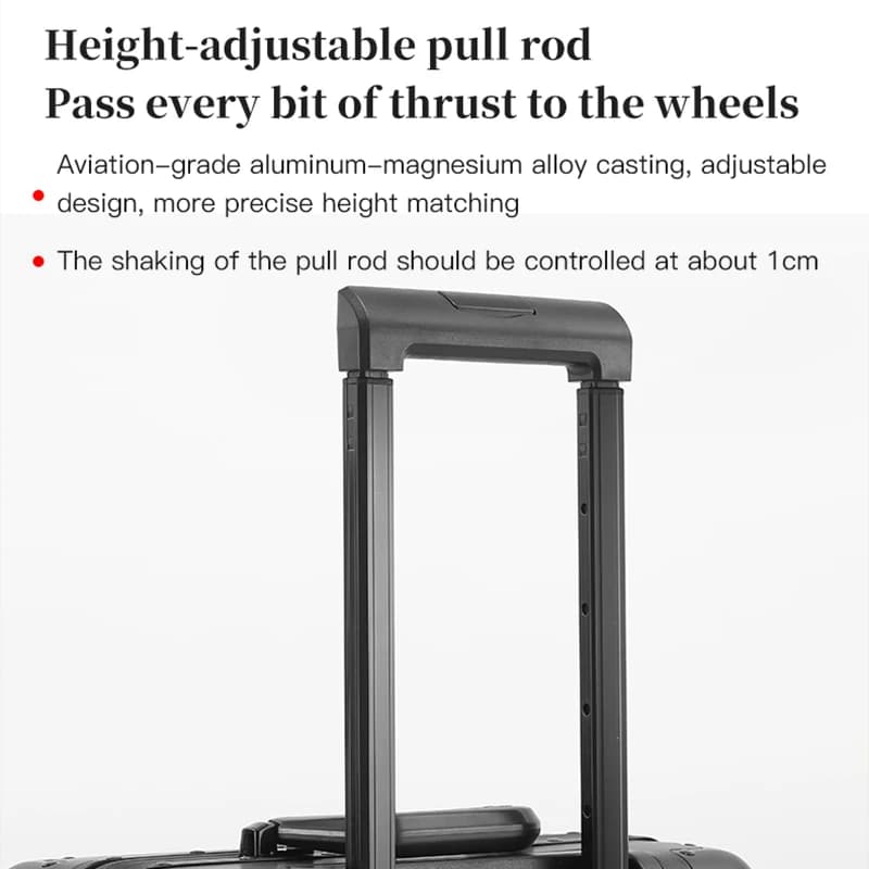 Bagage à main – Valise trolley en alliage d'aluminium et de magnésium de qualité supérieure, nouveau