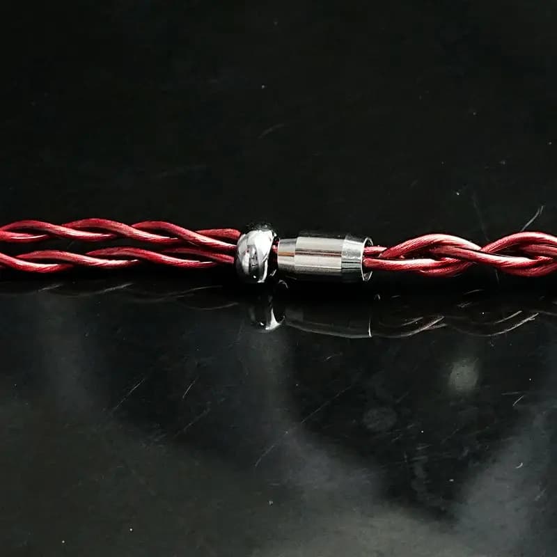 XINHS-Câble pour casque K16, 4 cœurs, cuivre monocristallin glacé, plaqué argent, palladium, HiFi IE