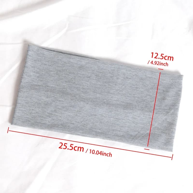 1PC large bandeau sport cyclisme lavage visage bandeaux doux Yoga tricoté bandeau pour femmes fille 