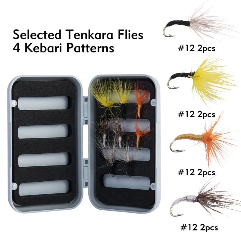 Goture Portable 12FT 3.6M Kit de canne à pêche à la mouche télescopique avec sac de Tube de transpor
