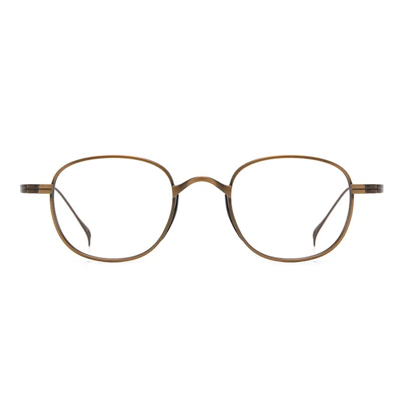 Lunettes à lumière bleue semi-titane, conception carrée ultralégère à monture complète, montures opt