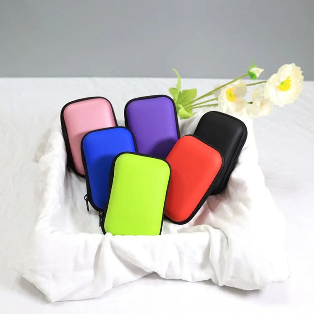 Boîte de rangement pour jeux de cartes, sac pour écouteurs Bluetooth, sac Eva, sac de rangement mult