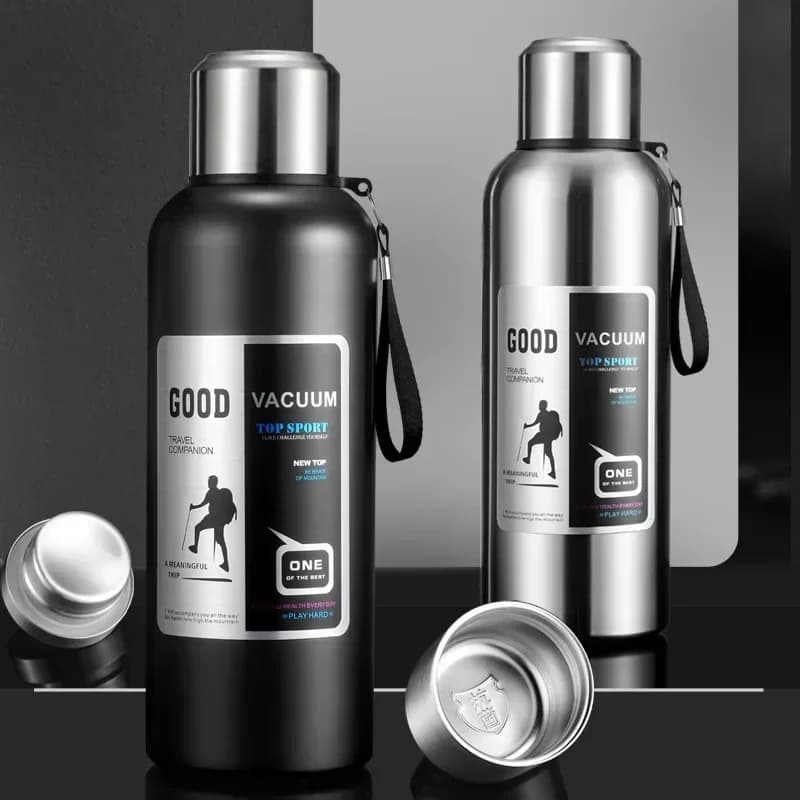 Gobelet Thermos froid de grande capacité, en acier inoxydable, isolé, pour thé, café, bouteille d'ea