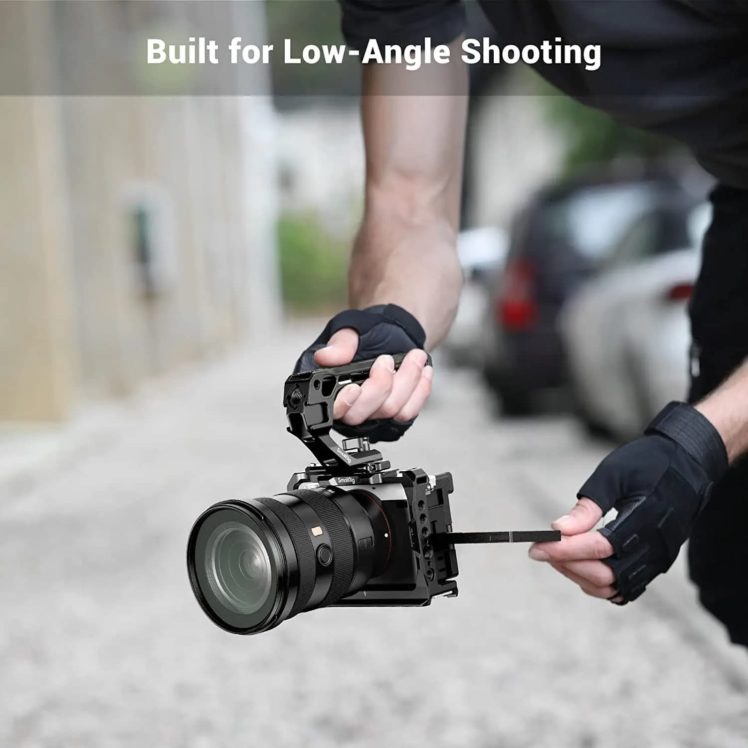 SmallRig – poignée supérieure NATO légère pour Cage d'appareil photo DSLR, poignée universelle avec 