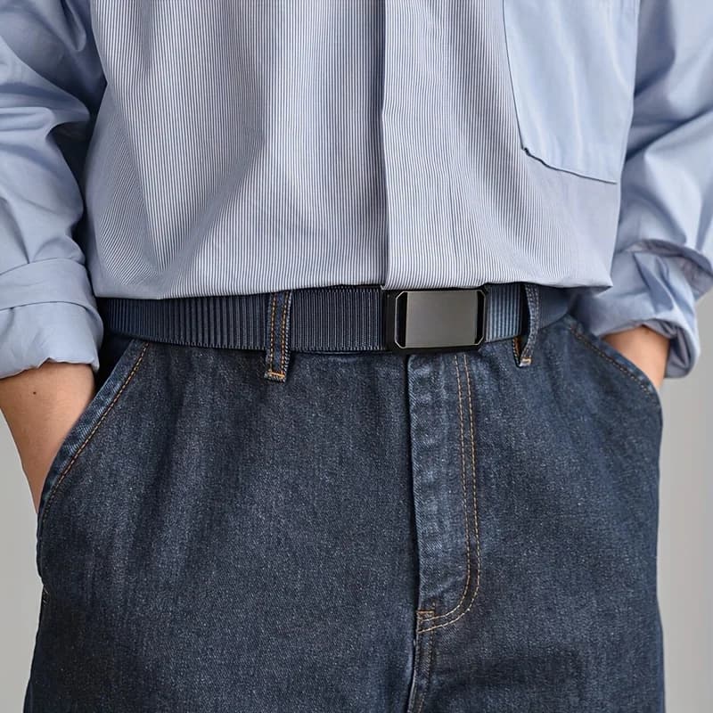 Ceinture en toile à boucle automatique de qualité supérieure – Vêtements de travail tactiques durabl