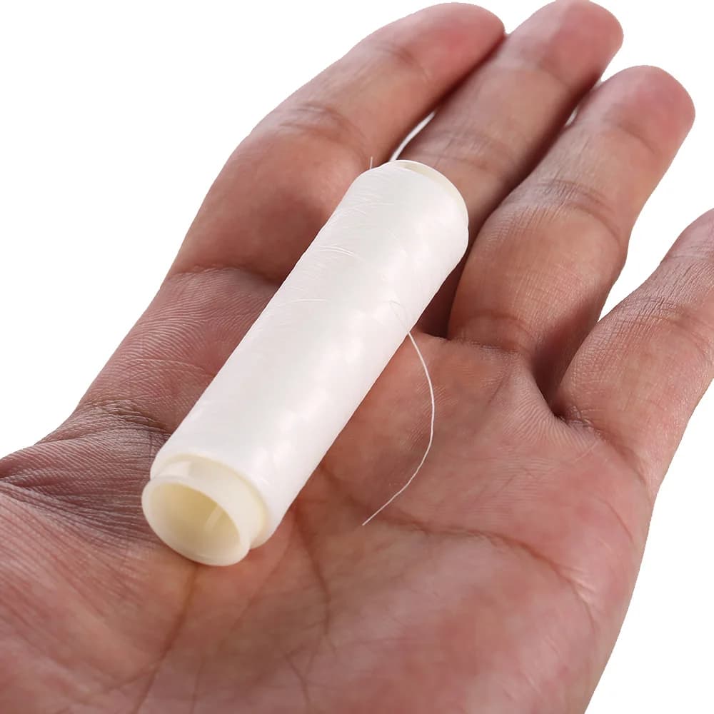 Paquet de 4 pièces 200M fil d'appât élastique à haute résistance appât de pêche en mer ligne de leur