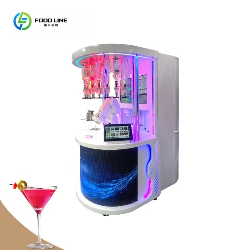 Machine à cocktails automatique miniature personnalisée pour les entreprises, machine à cocktails co