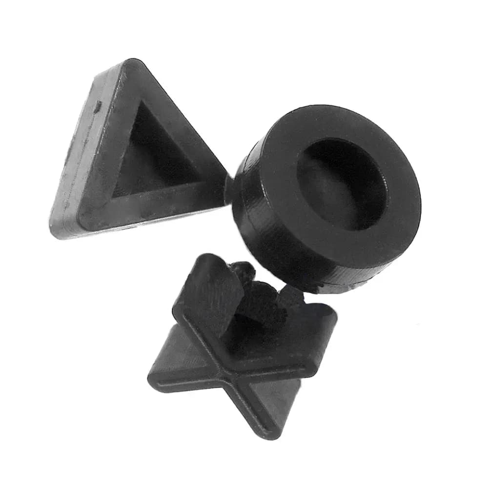 JCD – coussinets de pieds inférieurs en caoutchouc en silicone, capuchon de couverture pour PS4 Pro,