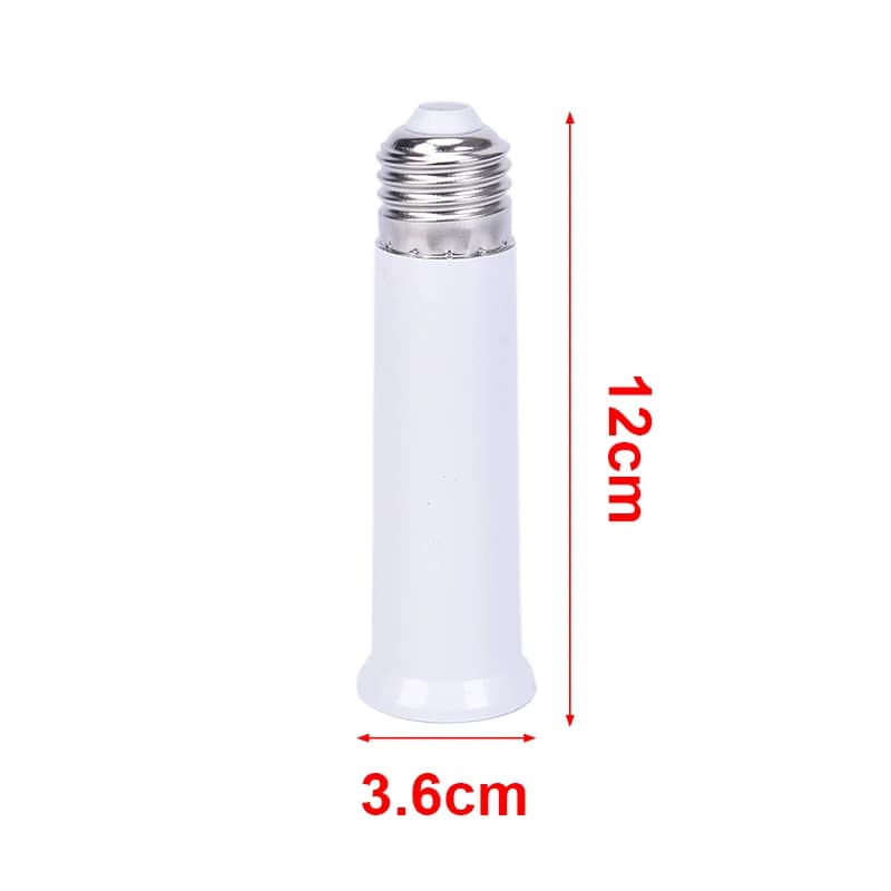 Inda-Douille de lampe d'extension 12cm, support d'ampoule, adaptateur à vis, vente en gros, nouveau,