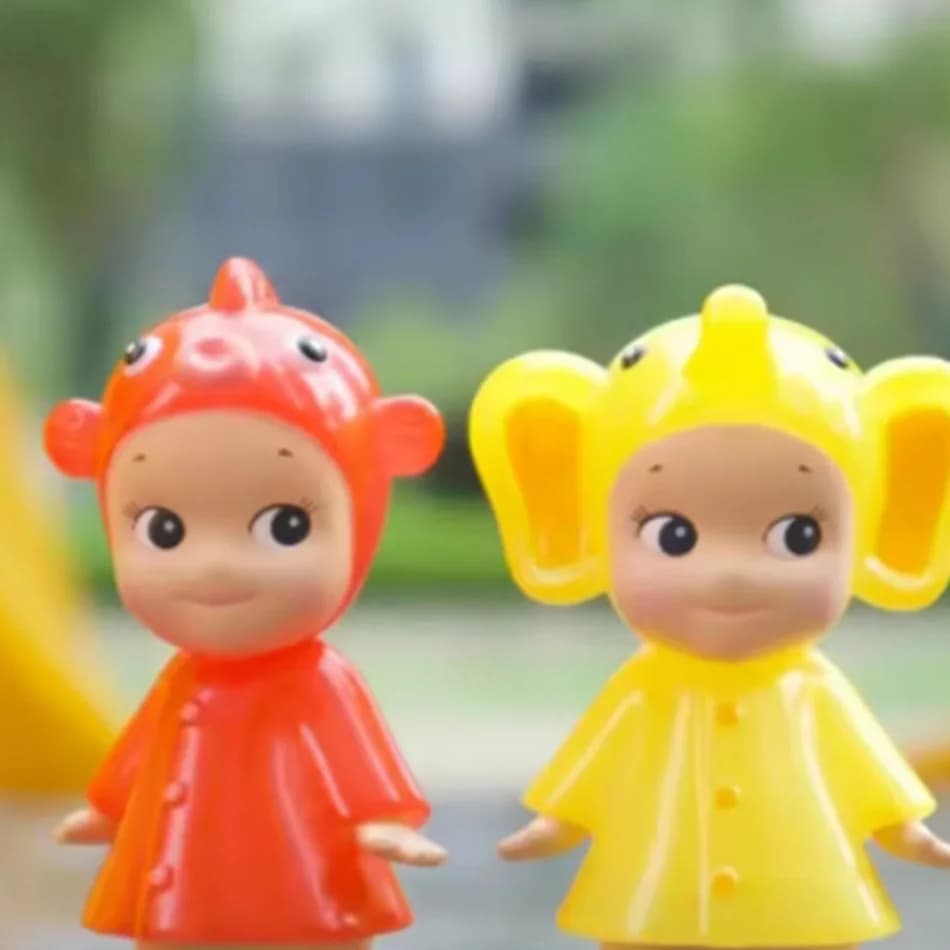 Figurine mini en boîte surprise de la série I Love Rainy Day, adorable poupée de dessin animé, jouet