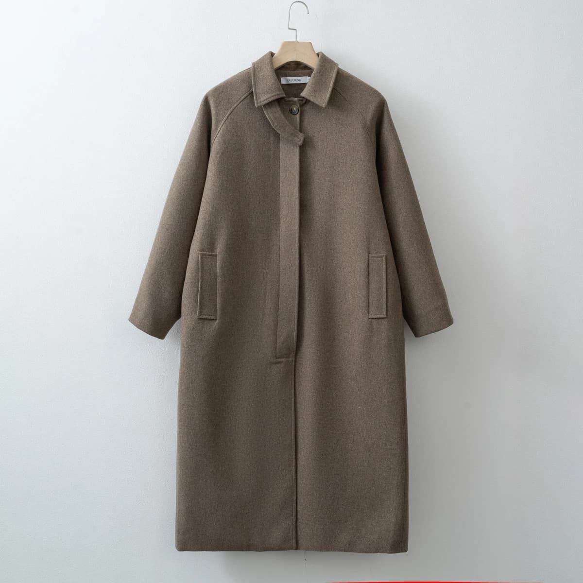 Manteau long en laine pour femme, printemps 2026, maxi-manteau