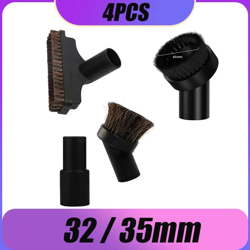 Buse de tête de brosse pour aspirateur, avec adaptateur 32/35mm, pièces de rechange, collecteur de p