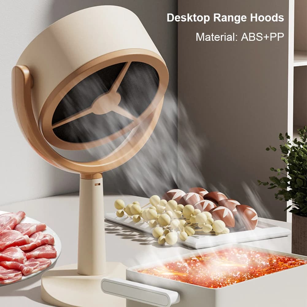 Hotte de cuisine de bureau portable, extracteur de barbecue, angle réglable pour marmite intérieure,