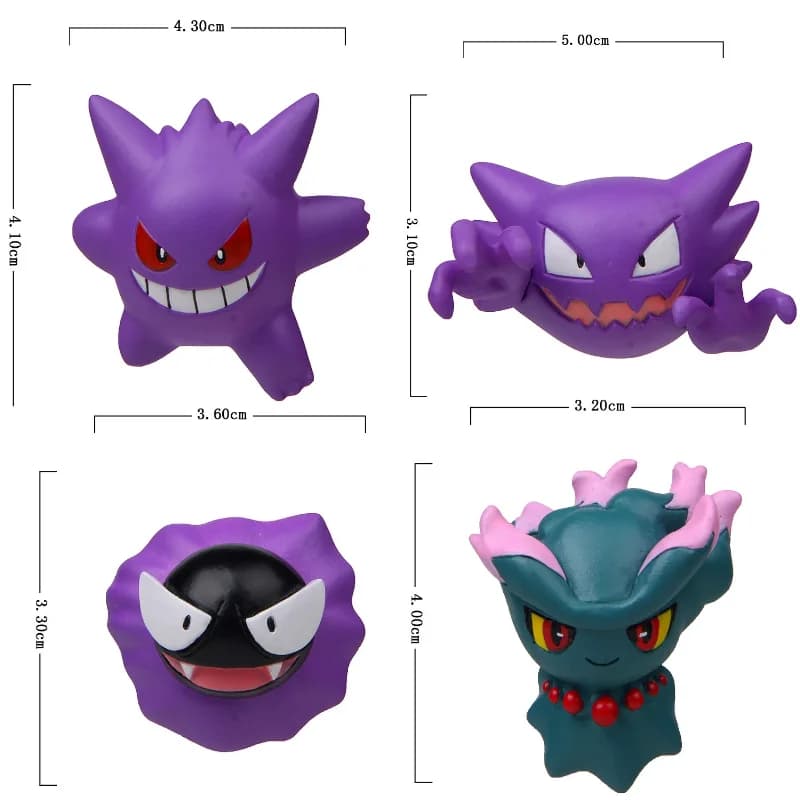 Emballage parfait fantôme Pokemon Figure voiture intérieur sortie d'air décoration Gastly Gengar Hau