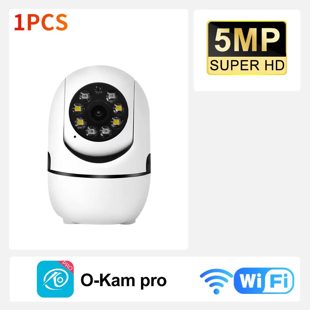 PEGATAH 2K 360 °   Caméra de sécurité domestique PTZ avec suivi automatique, détection humaine par I