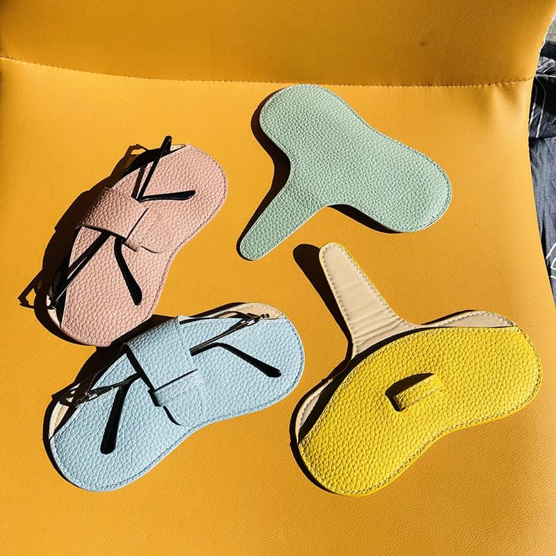 Étui à lunettes en cuir souple pour femmes, sac à lunettes Portable, boîte à lunettes de soleil, acc