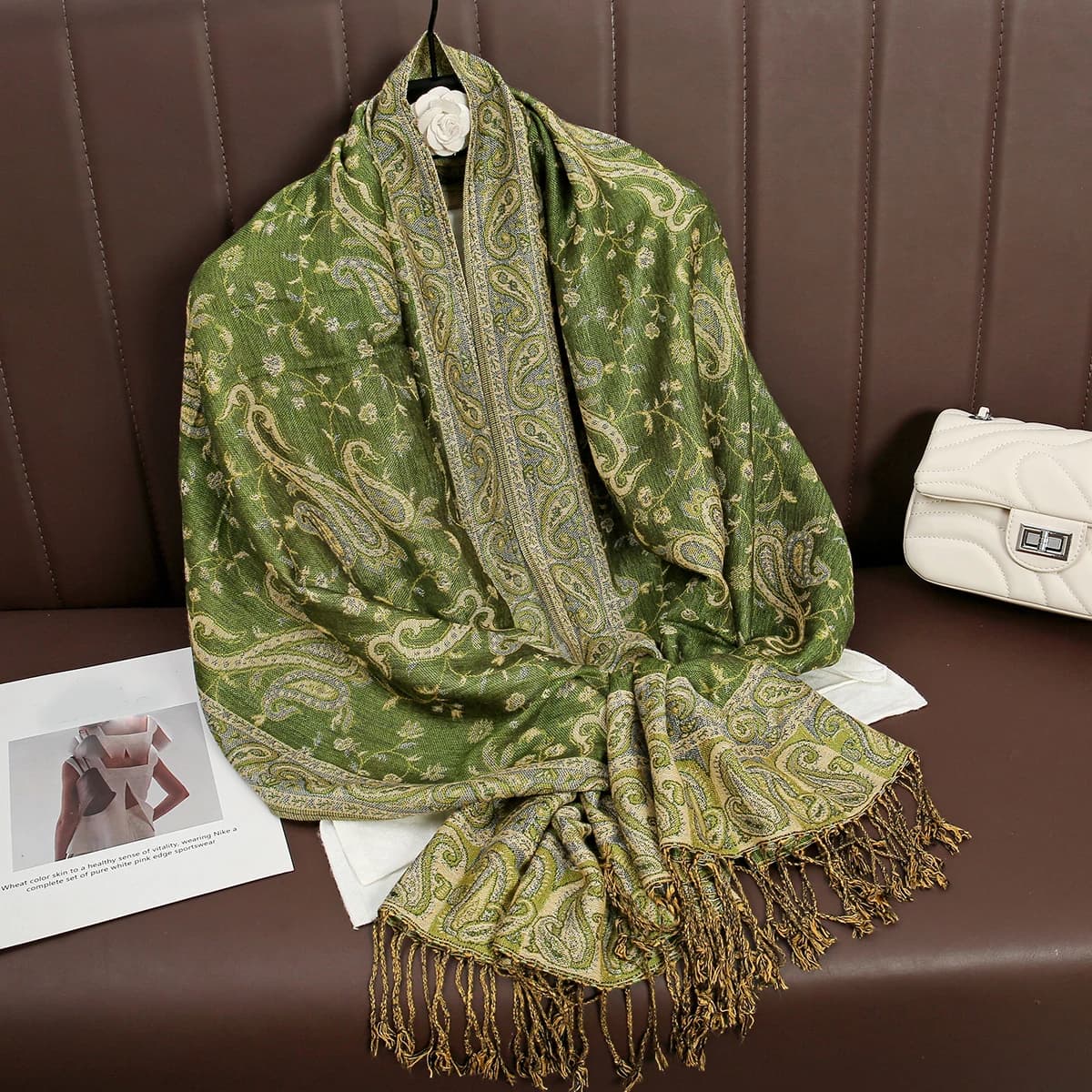 Marque de luxe automne cachemire Pashmina châle dame Wrap chaud hiver foulards Design imprimé femme 