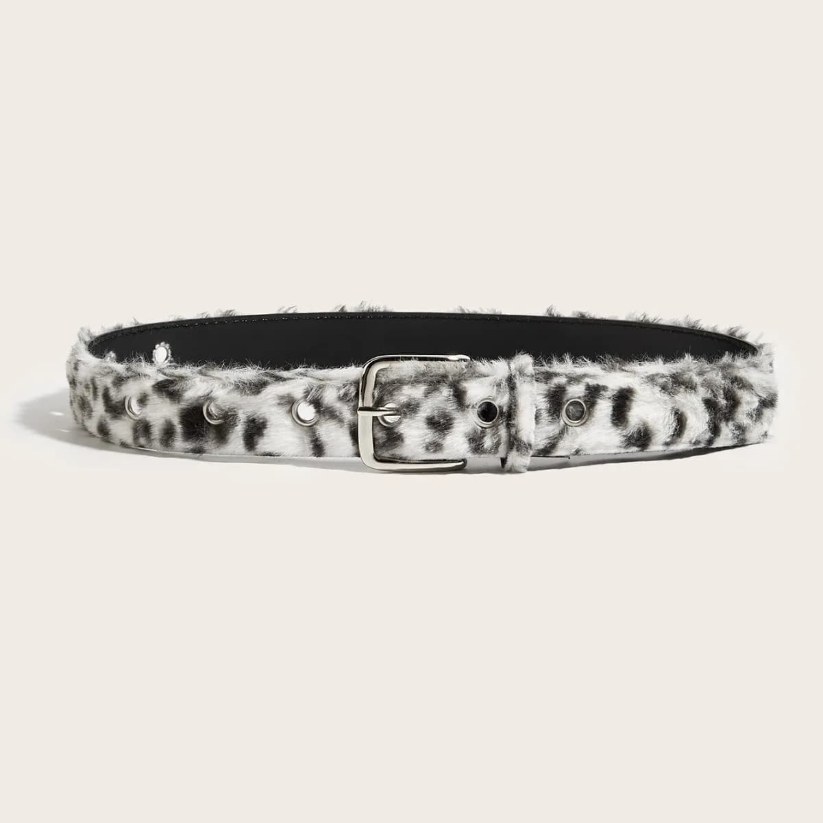 Ceinture en peluche rose pour femmes, tendance Y2k, accessoires pour jeans polyvalents, boucle ardil