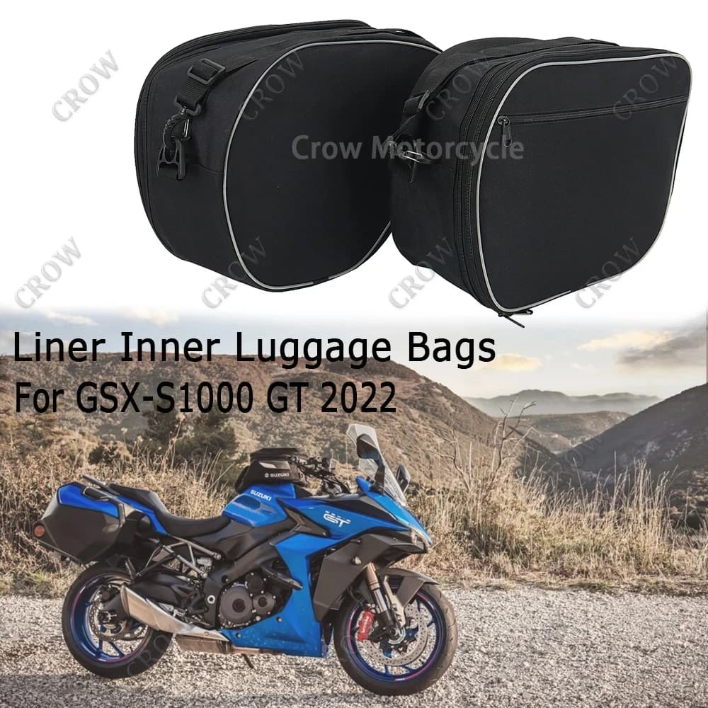 Sacs intérieurs pour Suzuki GSX-S 1000 GT 2022, étuis pour sacoches latérales en plastique, accessoi
