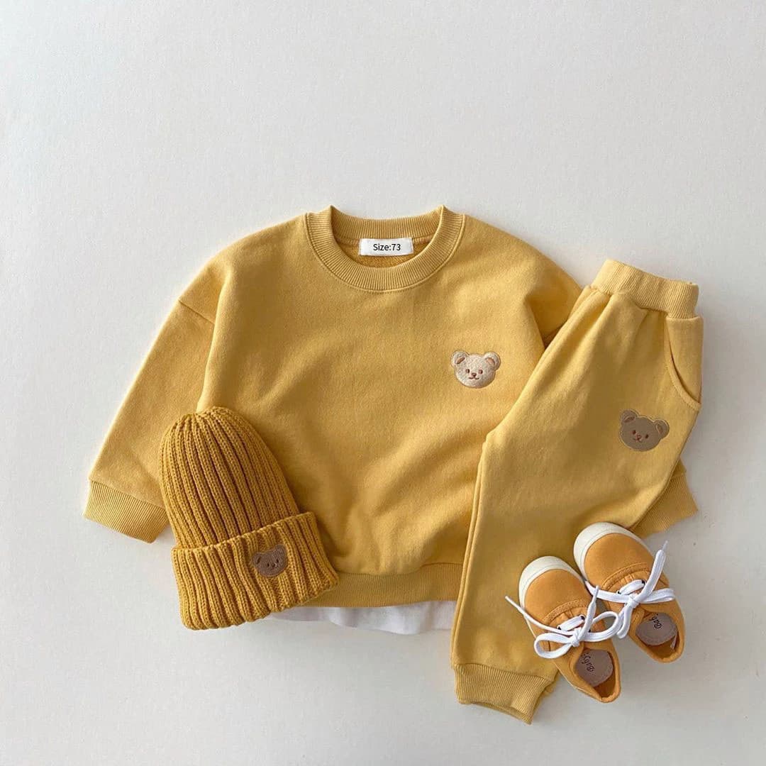 Mode enfant en bas âge bébé garçons fille automne vêtements ensembles bébé fille vêtements ensemble 