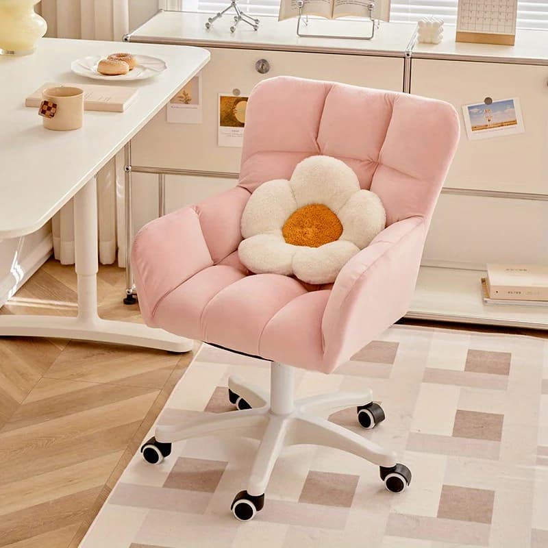 Chaise d'ordinateur, chaise pivotante pour la maison, chaise de bureau confortable, chaise longue de