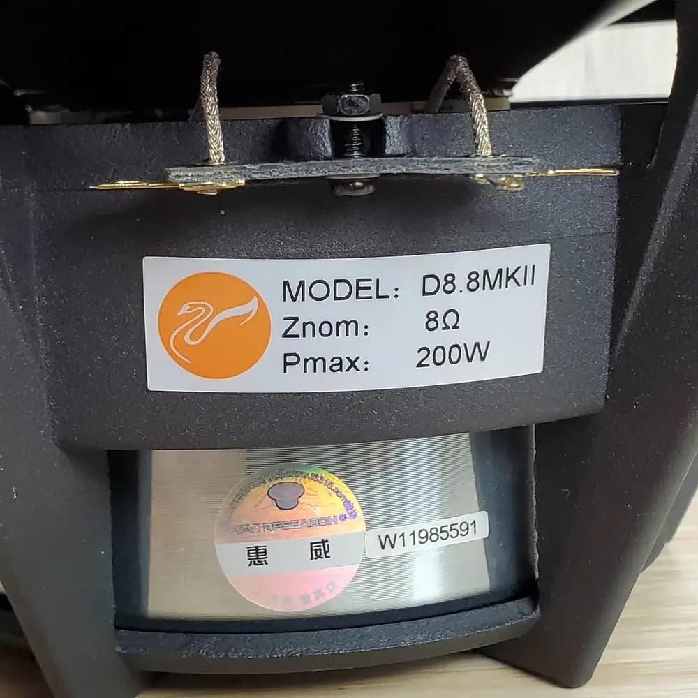 HIVI HIVIRESERCH-Caisson de basses Midbass, paire de 2 pièces, D8.8MK2 et D8.4MK2, 8ohm ou 4ohm