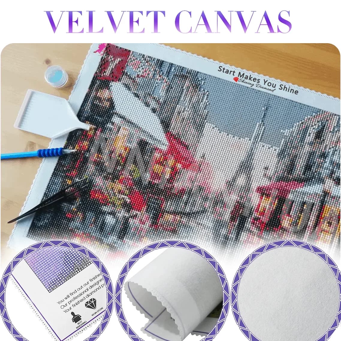 Disney-Frozen 5D Diamond Painting, Diamond Painting, Broderie Princesse, Full Square, Round Cartoon 