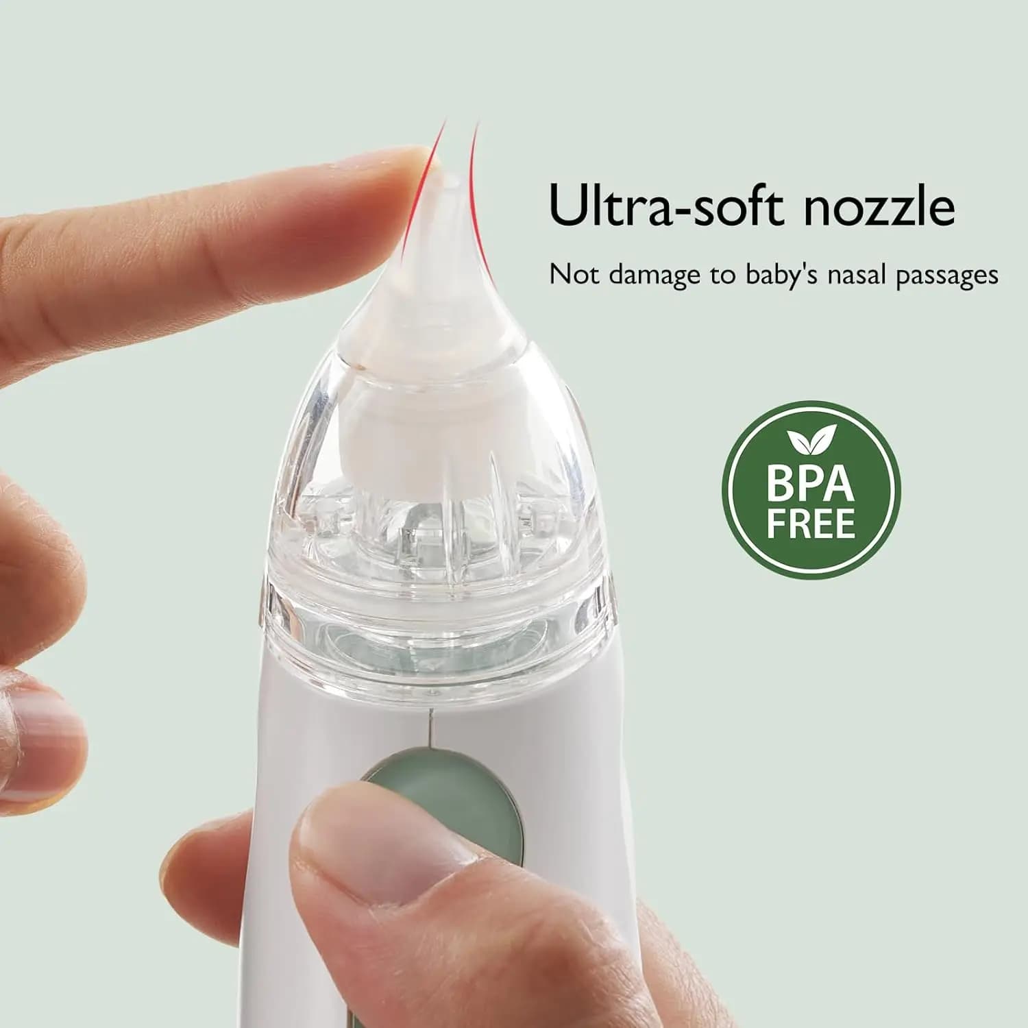 Momcozy-Aspirateur nasal électrique portable pour bébé, aspiration de bain, aspirateur antarctique, 