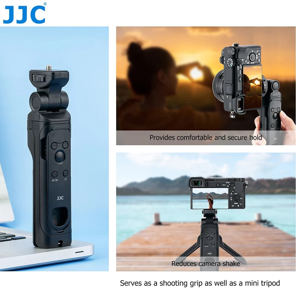 JJC GP-VPT2BT trépied de poignée de télécommande Bluetooth pour Sony A7 V A7V A7M5 ZV1 II ZVE10 ZVE1