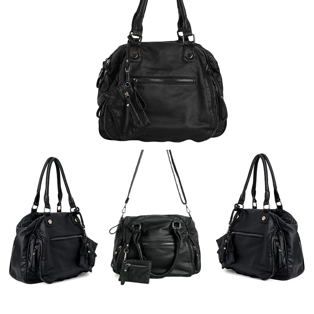 Annmouler – sac à main en cuir PU souple pour femmes, sac Design de marque, grande capacité, fourre-