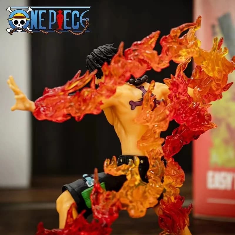Figurines d'action de feu Portgas D ZanBattle, figurine de collection d'anime japonais, modèle en PV