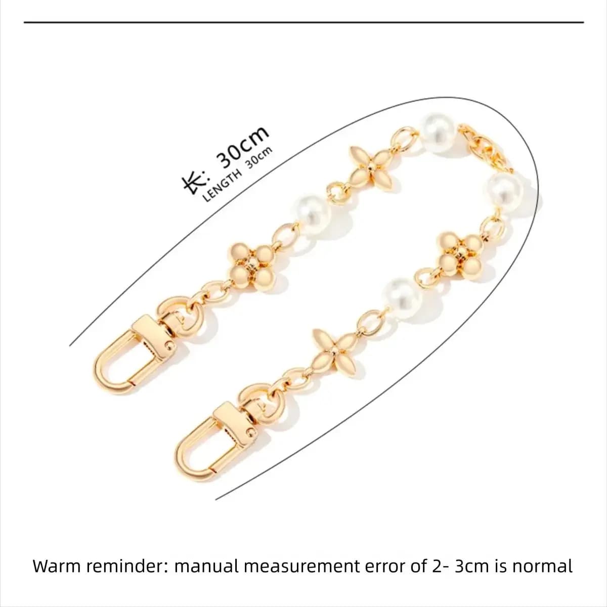 HOLIN – chaîne à pendentif en perles pour Speedy Nano, en métal de haute qualité, trèfle à quatre fe