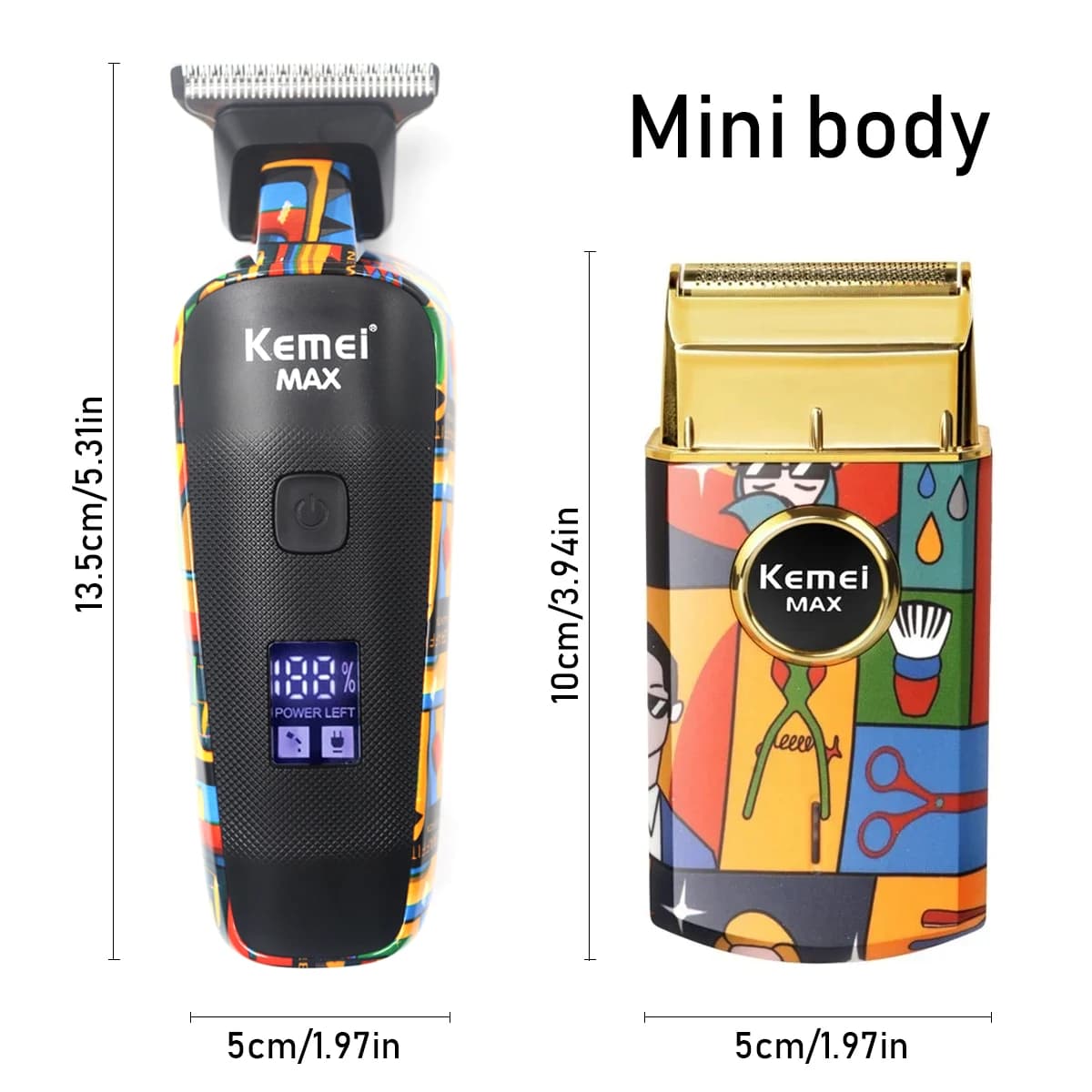 Kit de tondeuse à cheveux professionnelle pour hommes Machines de barbier professionnelles Machine d