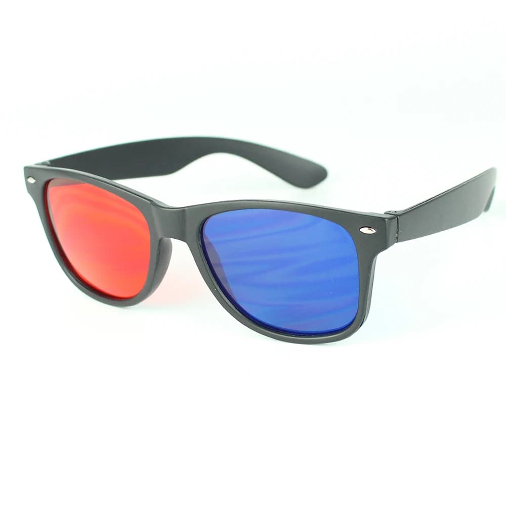 Lunettes rouges et vertes pour l'entraînement à l'amblyopie, 1 pièce, lunettes rouges et bleues, Cor