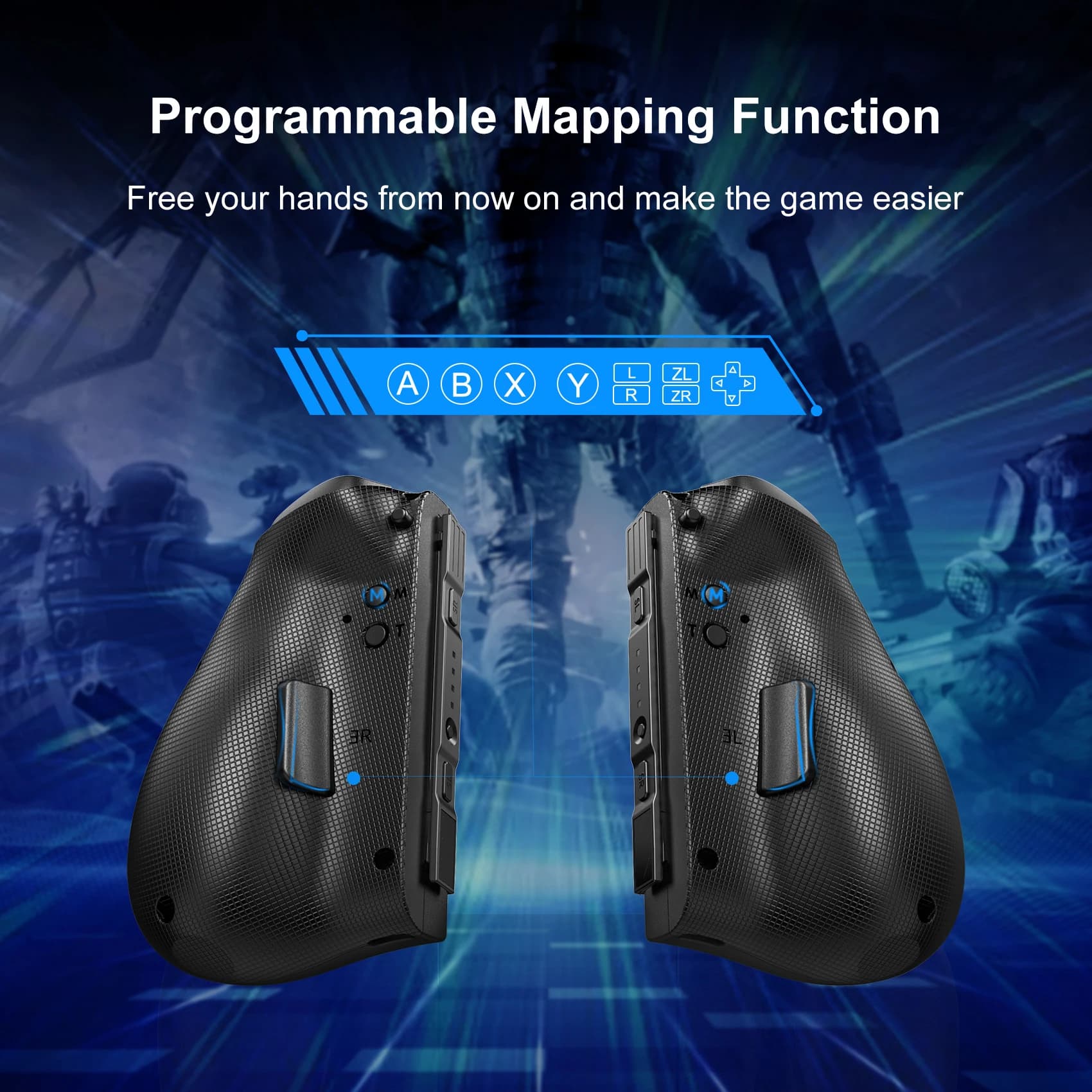 LinYuvo KS37 Joy-pad sans fil météore pour interrupteur/interrupteur OLED, avec gyroscope Programmab