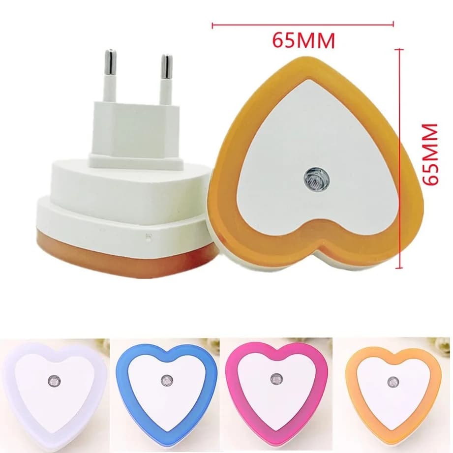 Mini veilleuse LED prise ue/US dans le crépuscule à l'aube capteur appliques murales lampe carrée po