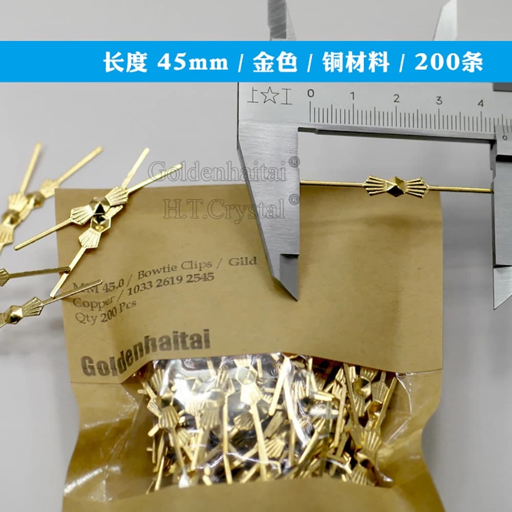 150 pièces 25/33/45mm broches boucles métalliques papillon noeud papillon connecteurs bricolage pour