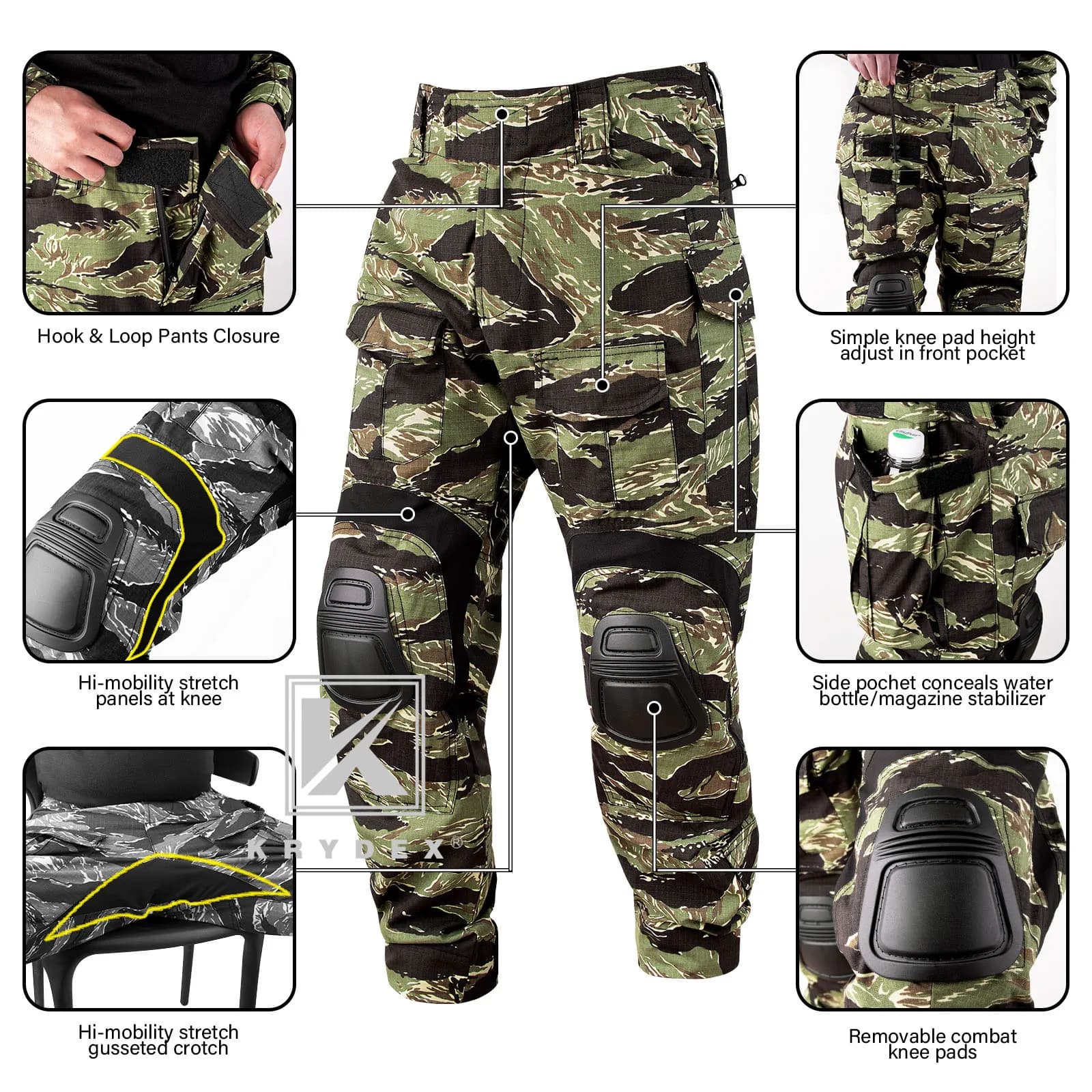 Vention YDEX-Uniforme de saut CamSolomon, chemise et pantalon de randonnée, chemise de chasse, kit t
