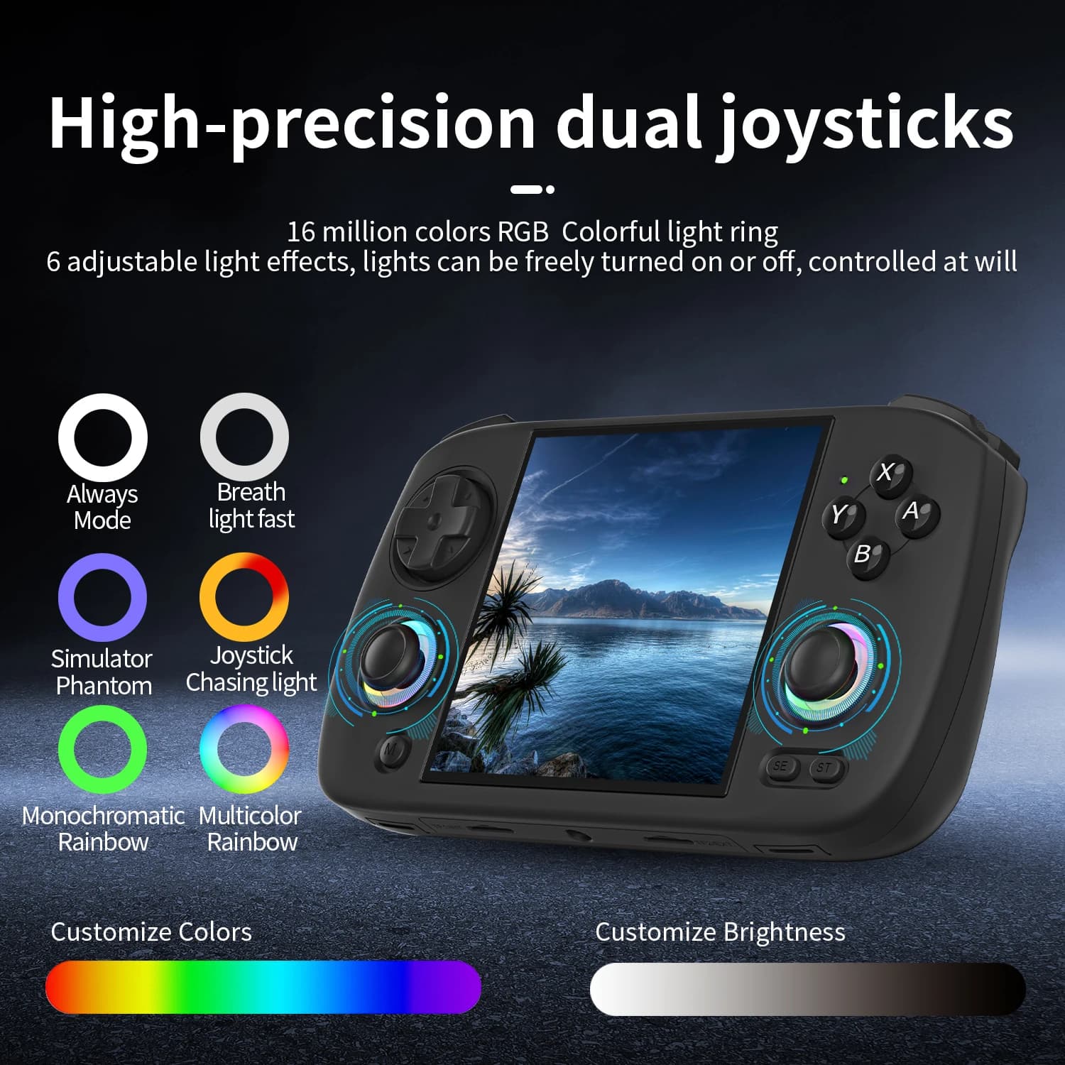 Console de jeu portable ANBERNIC RG CubeXX, écran IPS de 3,95 pouces, système Linux 64 bits, prend e