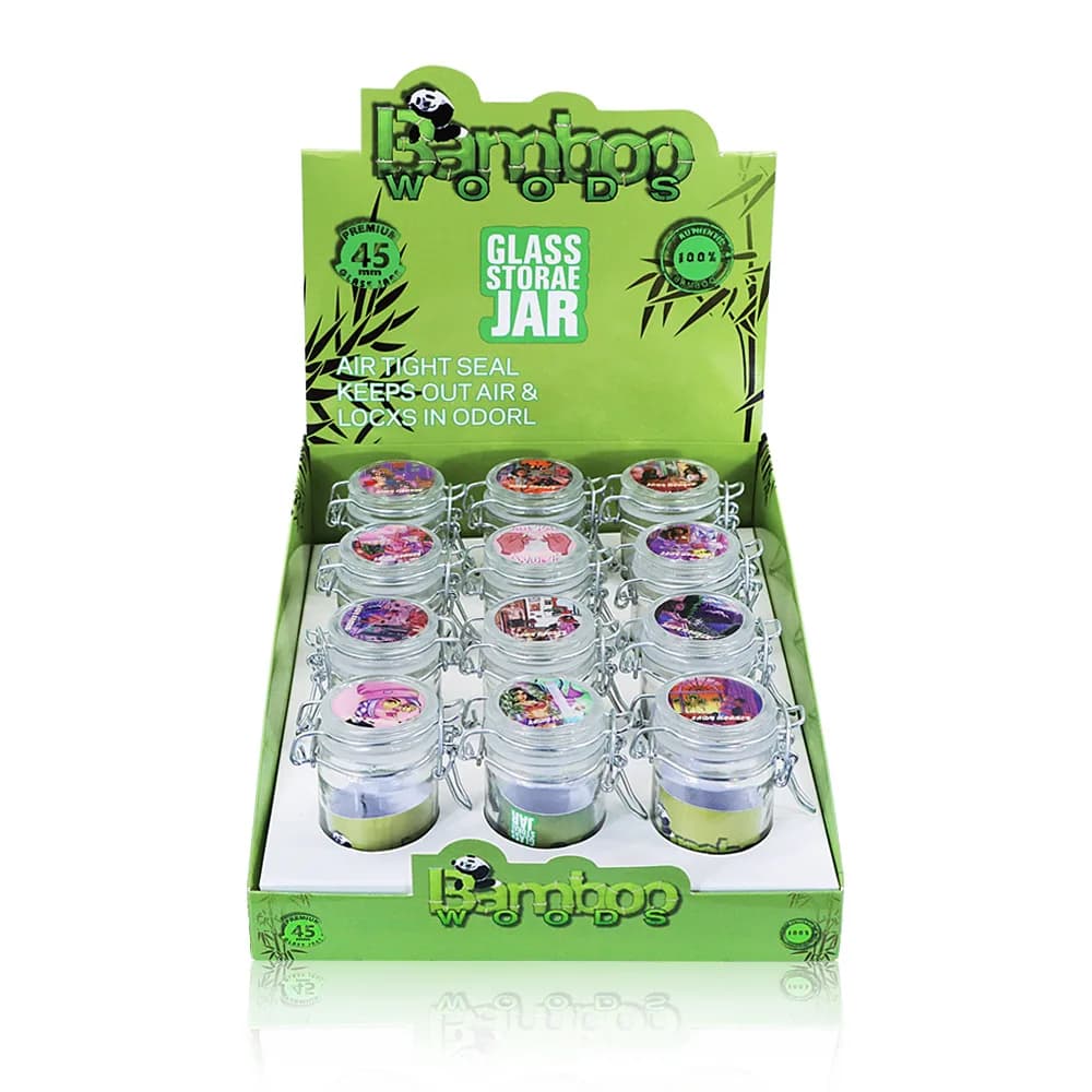 Pot hermétique pour tabac Laguna UP avec couvercle de serrage, récipient pour herbes, bouteille de s