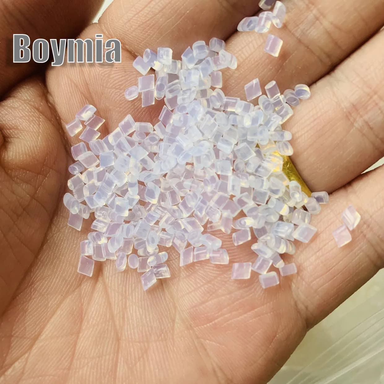 Grain de colle à la kératine italienne pour Extensions, outils, Super colle de couleur claire pour E