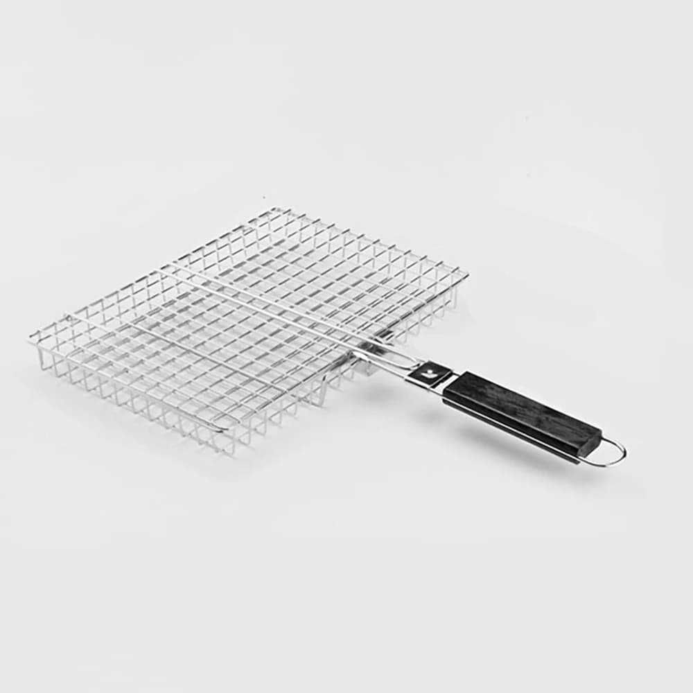 1 panier de cuisson pour barbecue – Spatule de barbecue robuste pour viande, steak, crevettes, légum