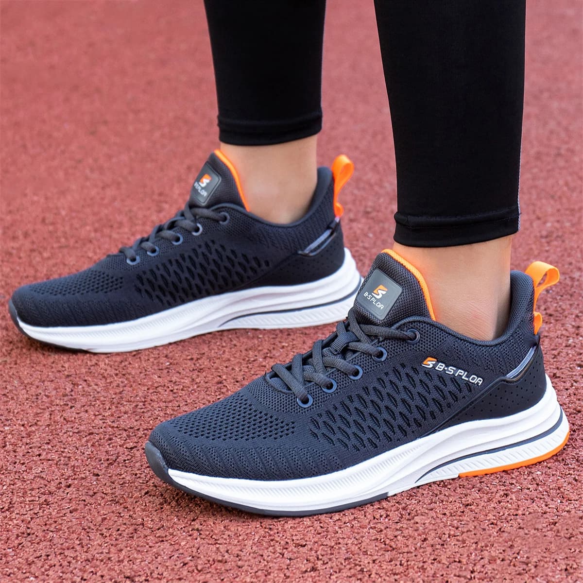 Baasploa-Chaussures de course légères pour hommes, baskets décontractées en maille pour hommes, chau