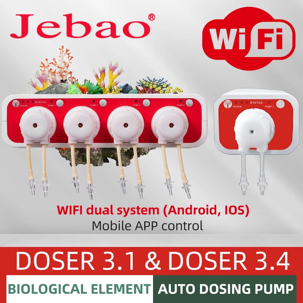 Jebao pompe à eau filtre pompe doseuse automatique doseur de récif marin automatique 3.1 3.4 MD4.4 c